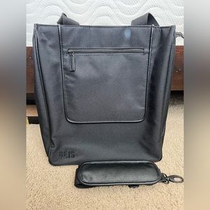 BEIS North to South Tote in Black